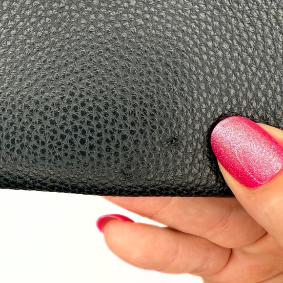 Coach Black Long Accordion Zip Wallet - Picture 3 of 16